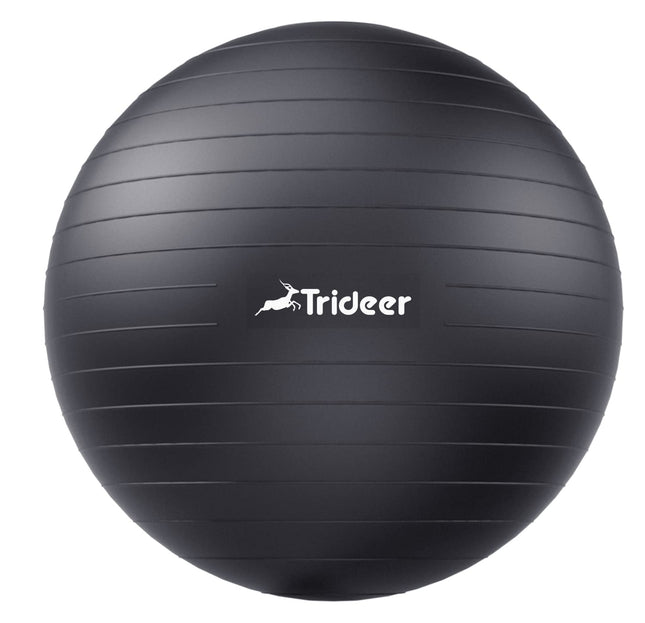 Trideer bieza vingrošanas bumba grūtniecēm, Pezzi bumba, pretplīsuma Pilates bumba, 45–85 cm sēdekļa bumba līdzsvara nodarbībām, joga kā mazs fitnesa aprīkojums un līdzsvara krēsls sporta zālē un mājas birojā