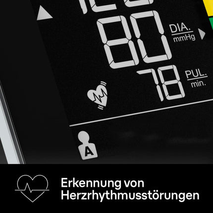 Braun ExactFit 5 Connect viedais augšdelma asinsspiediena mērītājs | Braun lietotne “Veselīga sirds” | Klīniski pierādīta precizitāte | Krāsu kodēts displejs | 2 aproču izmēri | Mājai | BUA6350