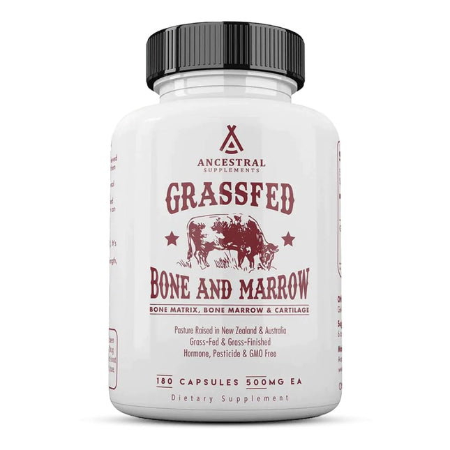 Ancestral Supplements - ar zāli barotu liellopu kauli un kaulu smadzenes - 180 kapsulas