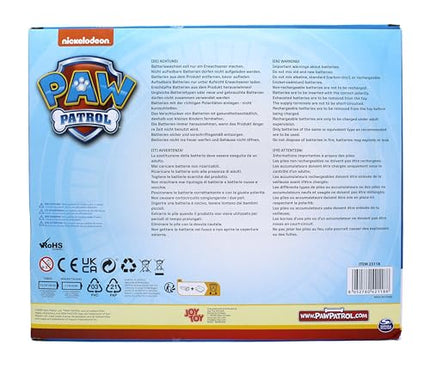 PAW Patrol piedzīvojumu komplekts ar 5 rācijām (6x AA baterijas nav iekļautas), binokli, kompasu un lukturīti (2x AAA baterijas nav iekļautas) dāvanu kastītē, 38,6x5,5x28,7 cm, krāsains