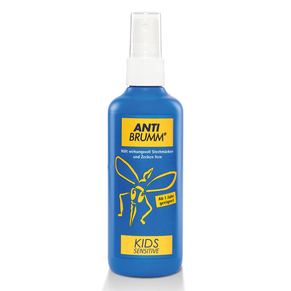 Anti Brumm Kids Sensitive pumpja aerosols, 75 ml: Uzticama aizsardzība pret odiem un ērcēm, īpaši bērniem no viena gada vecuma, odu aerosols ar ikaridīnu