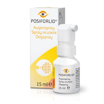 POSIFORLID® acu aerosols. Atbalstoša aprūpe blefarīta un kairinātu plakstiņu gadījumā, 15 ml