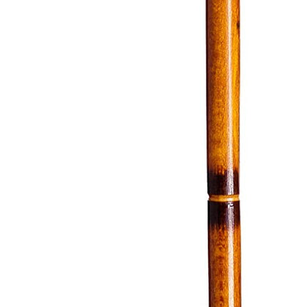 S &amp; B koka atbalsta nūja, dekorēta ar svītrām, 92 cm, ļoti izturīga (613) Caminar nūja vecāka gadagājuma cilvēkiem, brūna