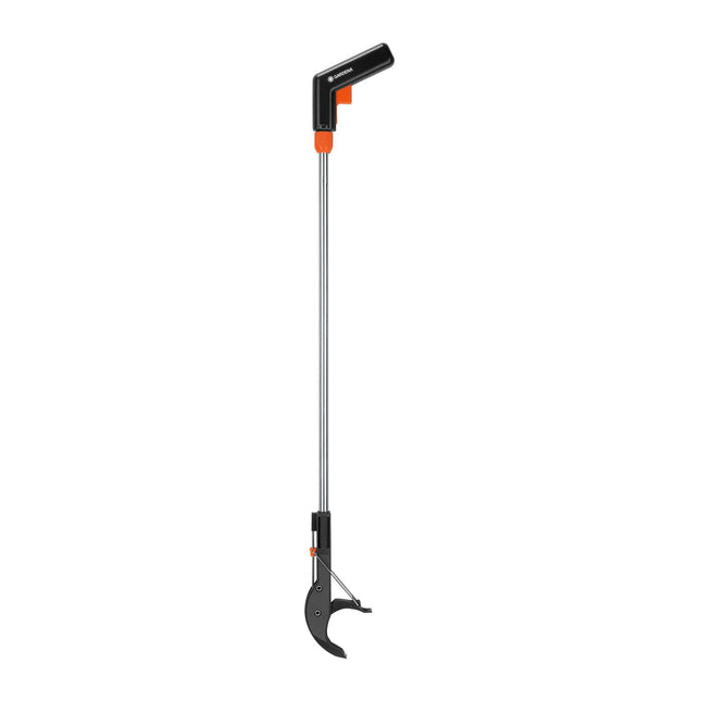Gardena Grabber: Grabber ar āķi mugurai draudzīgai nokritušu augļu vai atkritumu savākšanai, kreiso un labo roku lietotājiem, nerūsējošais tērauds (3567-20)