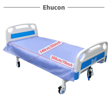 Ehucon pacienta plakanā pārvietošanas slīdpaklājs — 55"x79" pacientu/gados vecāku cilvēku/senioru pārvietošanai automašīnās/ratiņkrēslos/gultās, vienkārša pārvietošana un pārvietošana, atkārtoti lietojams un mazgājams, violets