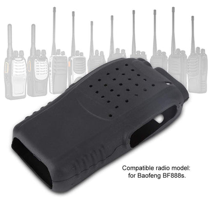 Divdaļīgs rāciju maciņš ar mīkstu silikona radio maciņu, aizsargs BF888s rācijām