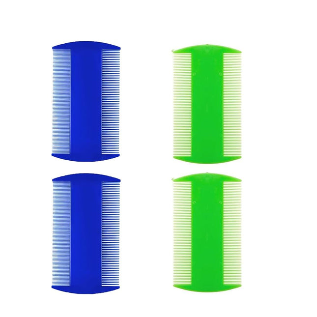 Utu ķemme, 4 ķemmes blusām, plastmasas divpusēja gnīdu ķemme, mājdzīvnieku ķemme, smalkzobaina galvas utu ķemme, kaķu un suņu kopšanas ķemme blusu un utu noņemšanai