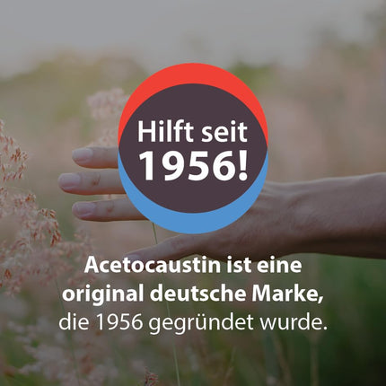 Acetokaustīna šķīdums | Kārpu līdzekļi | Bez sāpēm | Bērni no 4 gadu vecuma | Kārpu ārstēšana rokām un kājām | 2 ml kārpu noņēmējs | Kārpu noņemšana