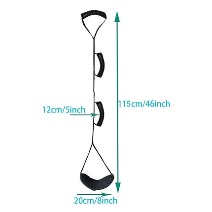 Beinheber Strap Fußheber-Handgriff, Mobility Lift Beinheber-Hilfsmittel für ältere Menschen, Behinderung, Behinderung, Hüfte-Ersatz Kinderheilkunde 35-44" Behinderung Mobilitätshilfen für Bett Rollstu
