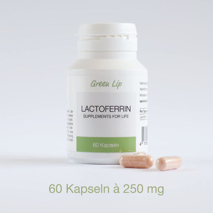 Laktoferīns 250 mg – Augsta deva 60 kapsulas 60 dienām | Tīrs imūnproteīns | Ražots Vācijā | Bez mākslīgām piedevām