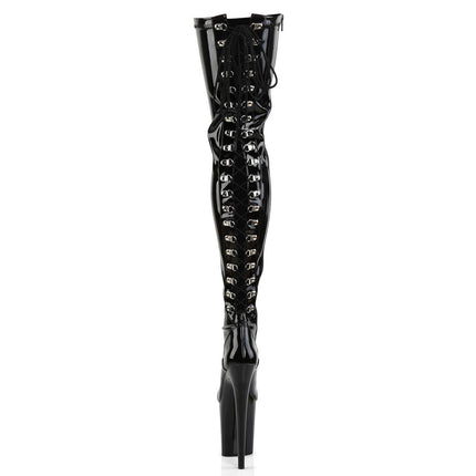 Pleaser FLAMINGO-3063 melna str Pat/melna UK 4 (EU 37)