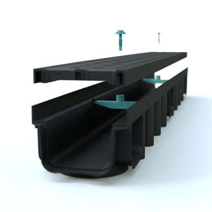 HYDROTEC plastmasas drenāžas kanāls SELFline A15 klase 1 metrs