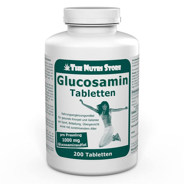 Glikozamīns 1000 mg tabletē - 200 tabletes - 6-7 mēnešu krājumi