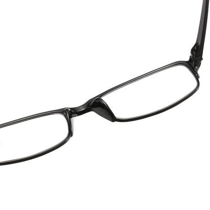 NRDIK PROFLEX vieglās (3 gab. iepakojumā) elastīgās lasāmbrilles - triecienizturīgas, skrāpējumu izturīgas, lokāmas, neslīdošas, unisex (vīriešiem + sievietēm), pieejamas (ovālas, melnas, 2.0)