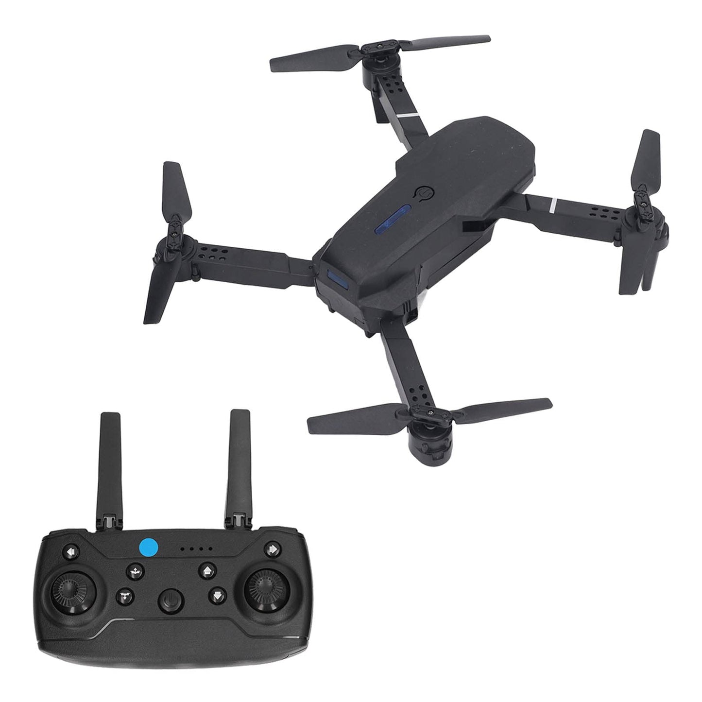 4 asu RC drons ar dubultu 4K HD kameru pieaugušajiem un iesācējiem, 3D rotācija, salokāms FPV RC kvadrokopters ar planēšanu, noturēšanu lielā augstumā, lidojuma trajektoriju, lietotnes savienojumu