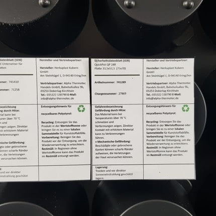 Quickpot stabila audzēšanas paplāte ar 24 stādīšanas caurumiem + apakštasīti + vāka aizsargapvalku QP-24R