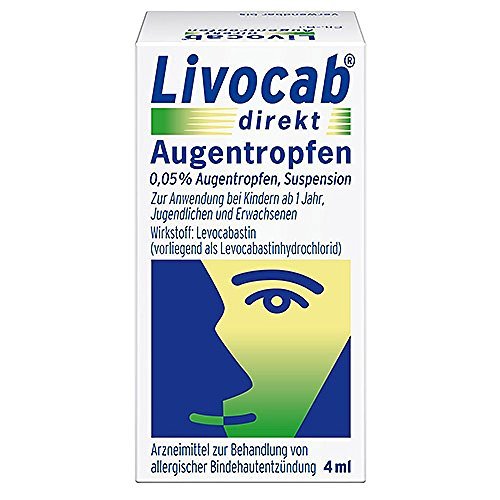 Livocab tiešās iedarbības acu pilieni 4 ml no Johnson &amp; Johnson