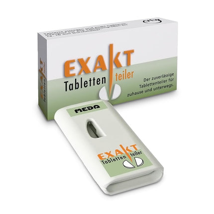 Exakt® planšetdatora sadalītājs — vienkārša un precīza planšetdatora dalīšana — bez traumu riska — praktisks lietošanai ceļā — planšetdatora griezējs, planšetdatora sadalītājs, viegli lietojams pat vecāka gadagājuma cilvēkiem