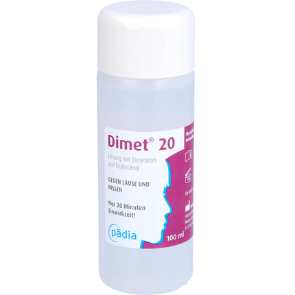 Dimet 20 šķīdums pret utīm un gnīdām, 100 ml