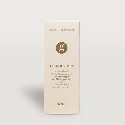 Glow25® kolagēna pastiprinātāja krēms [50 ml] | Sejas krēms | ar hialuronskābi un C vitamīnu | pārbaudīta kvalitāte