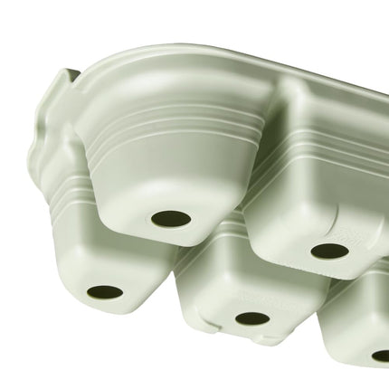 elho Green Basics audzēšanas paplātes komplekts - audzēšanas kaste augiem - stādu paplāte - 100% pārstrādāta plastmasa - zaļa/lapu zaļa