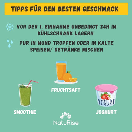 NatuRise® Omega 3 vegāns - aļģu eļļa - 1884 mg DHA, EPA un DPA - augsta deva - 100 ml - laboratoriski pārbaudīts - triglicerīdu veidā - pipete ar dozēšanas skalu - UV stikls (asins apelsīns + citrons)