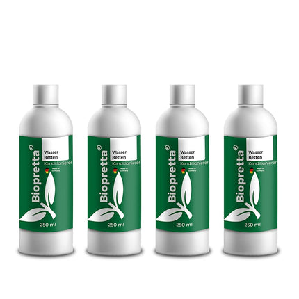 Biopretta ūdensgultas kondicionieris/kondicioniera komplekts 4 x 250 ml - Piemērots visām ūdensgultām - Ražots Vācijā