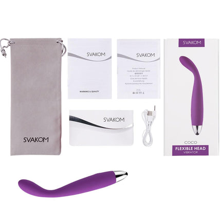 SVAKOM COCO vibratori viņai, 8 sekundes līdz orgasmam, dildo erotiska seksa rotaļlieta pāriem un sievietēm, vibrators ar vilces funkciju, klitora G-punkta stimulators, anālais vibrators