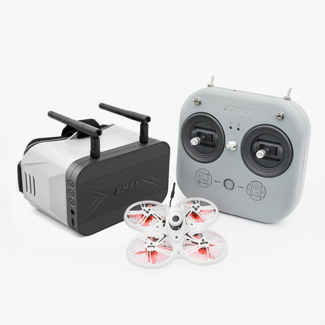 EMAX Tinyhawk 3 Plus Drone RTF komplekts, gatavs lidošanai, FPV analogie droni, mini sacīkšu kvadrokopteris ar brillēm un E8 radio raidītāju bērniem, pieaugušajiem un iesācējiem