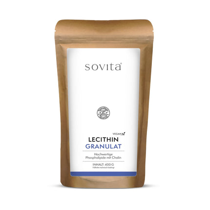 Sovita lecitīna granulas | Dabīgais sojas fosfolipīds | Šūnu veselībai un enerģijai