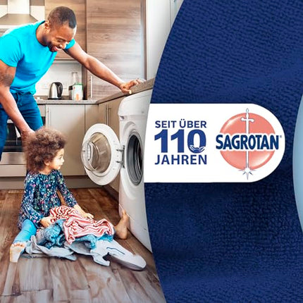 Sagrotan veļas higiēnas skalošanas līdzekļa Heavenly Fresh uzpildes – dezinfekcijas skalošanas līdzeklis higiēniski tīrai un svaigai veļai – 5 x 1,2 l tīrīšanas līdzekļi praktiskā izdevīgā iepakojumā