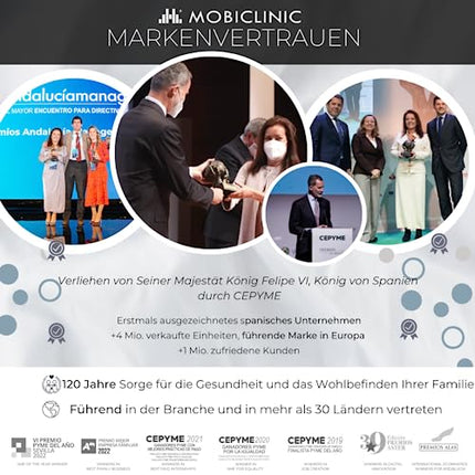 Mobiclinic®, Iešanas palīglīdzeklis, Mezquita, Eiropas zīmols, Iešanas rāmis, Salokāms, Viegls, Regulējams augstums, Senioriem, Izgatavots no alumīnija, Neslīdošs, Ergonomiski rokturi, Līdz 100 kg, Sudraba krāsā