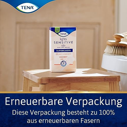 Tena Lights Sensitive Discreet, mēneša iepakojums (5 iepakojumi pa 28 ieliktņiem katrā), 140 ieliktņi