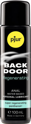 pjur BACK DOOR Regenerating Anal Glide - anālais lubrikants uz ūdens bāzes - ar pantenolu un nomierinošu kumelīti (100ml)