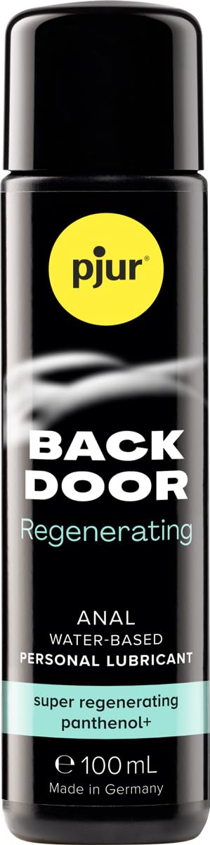 pjur BACK DOOR Regenerating Anal Glide - anālais lubrikants uz ūdens bāzes - ar pantenolu un nomierinošu kumelīti (100ml)