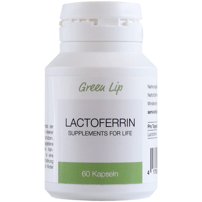Laktoferīns 250 mg – Augsta deva 60 kapsulas 60 dienām | Tīrs imūnproteīns | Ražots Vācijā | Bez mākslīgām piedevām