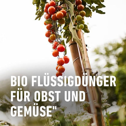 COMPO BIO augļu un dārzeņu mēslojums - organiskais šķidrais mēslojums augļiem un dārzeņiem - kālija mēslojums - 2,5 litri