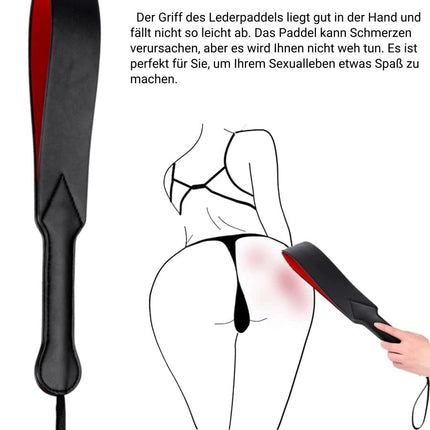SM Bondage Paddle Erotiska ādas pātaga Cosplay Seksa rotaļlietas pieaugušajiem SM Bondage Paddle seksam Pēršanas piederumi