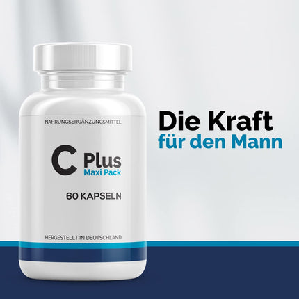C + kapsulas | Mīlestība, iekāre un kaisle - aktīvam vīrietim | 60 kapsulas MaxiPack 3x