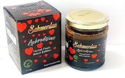 Sahmeran 240G melnā izdevuma SAHMERDAN afrodiziaks MACUN augu pasta