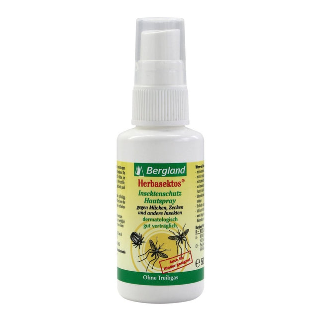 Bergland Herbasektos kukaiņu atbaidīšanas līdzeklis ādai, 1 iepakojums (1 x 50 ml)