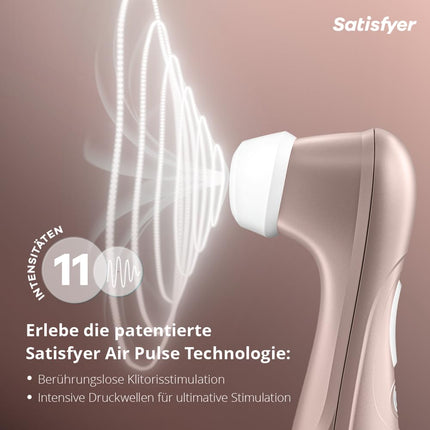 Satisfyer Pro 2 vibratora dildo | Klusa un spēcīga klitora stimulācija | Seksa rotaļlietu dāvana sievietēm | Īpaši erotiskas seksa rotaļlietas | Spiediena viļņu vibrators ar vibrācijām | Stimulatora rotaļlieta sievietēm