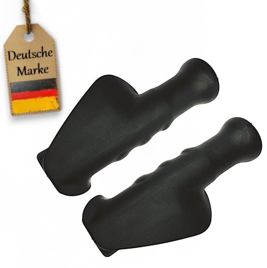 2x rokturi rollatoriem, 125x22 mm no FabaCare, ergonomiskas formas, rezerves rokturi, rollatora rokturis, rollatora turētājs, labais un kreisais, rokturis mobilitātes palīglīdzeklim