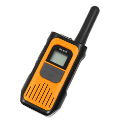 POFET 2 rāciju iepakojums, uzlādējams ar litija jonu akumulatoru, rācija bērniem un pieaugušajiem, tāla darbības rādiusa radio, VOX un C tipa uzlādes kabelis riteņbraukšanai, kempingam un pārgājieniem