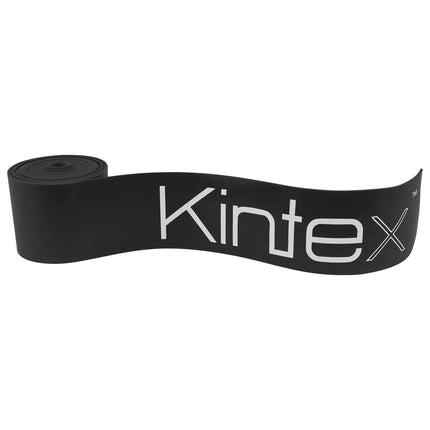 Kintex Voodoo zobu diega lente, 208 cm x 5 cm, kompresijas lente, terapija, mobilitāte, rehabilitācija, zobu diega lietošana, zobu diega lente, treniņi, reģenerācija (melna)