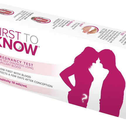 Pirmais, kas jāzina – pirmais pašpārbaudes asins grūtniecības tests – 2 testu komplekts