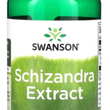 Swanson - Schizandras ekstrakts 500 mg | Aknu un vitalitātes atbalsts - 60 kapsulas