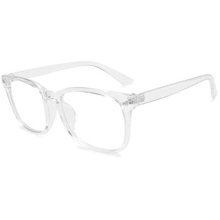 MAGIMODAC zilās gaismas filtra lasāmbrilles lieliem sievietēm vīriešiem lasāmbrilles vizuālā palīglīdzekļa brilles datora lasāmbrilles ar/bez receptes (caurspīdīgas, 0,00)