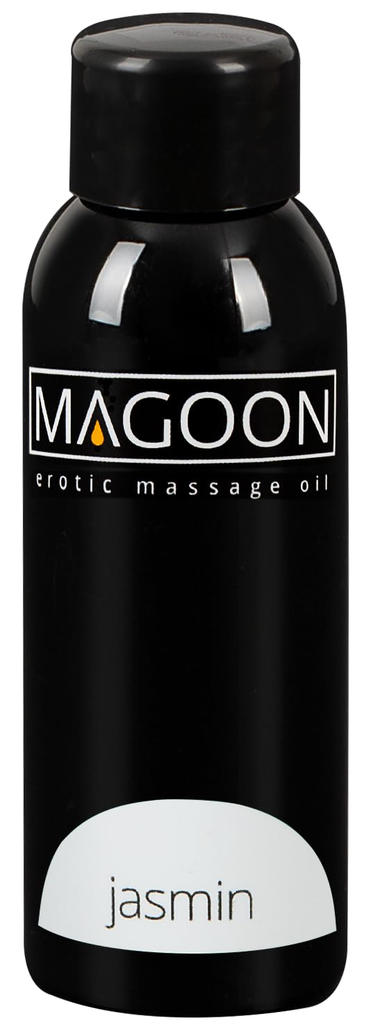 Magoon Jasmine masāžas eļļa – jutekliskas kvalitātes eļļa sievietēm un vīriešiem, maigai seksuālai baudai, pavedinoša, ādai draudzīga, 200 ml