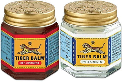 YEPPLO X Tiger Balm 21g Tiger Balm ziede balti sarkana